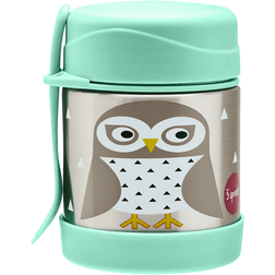 3 Sprouts lunch box isotherme enfant fourchette chouette