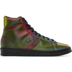 Converse All Star Pro Leather Iridescent High Top - Black/Multi/White