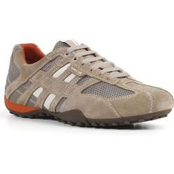 Geox Snake K Breathable Trainers M - Beige/Dark Orange