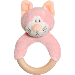 Teddykompaniet Diinglisar Rattle with Wooden Ring