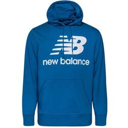 New Balance Essentials Stacked Logo Po Hoodie - Wave Blue