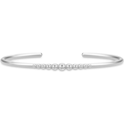 Julie Sandlau Grace Bangle - Silver/Transparent
