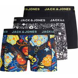 Jack & Jones Junior Boxer Shorts 3-pack - Black/Black (12189220)