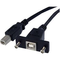 StarTech Panel Mount USB B-USB B M-F 1ft