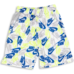 Nike Printed Woven Shorts Kids - White/Light Smoke Grey/Light Smoke Grey