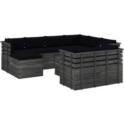 vidaXL 3062086 Lounge-Set, 1 Tisch einschl. 8 Sofas