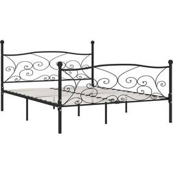 vidaXL Bed Frame with Slatted Base 105cm 180x200cm