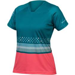 Endura Singletrack Print T MTB Jersey Women - Spruce Green
