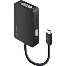 Alogic USB C-HDMI/DVI/VGA Adapter M-F
