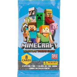 Panini Minecraft Adventure Trading Cards Package 8 Cards