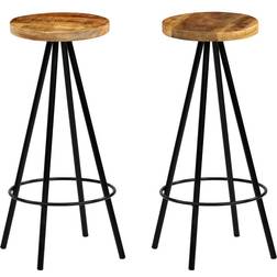 vidaXL 246238 2-pack Barstol 76cm 2stk
