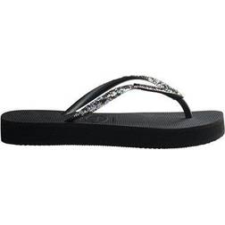 Havaianas Infradito Mare Slim Flatform Glitter Nero Donna Brasil