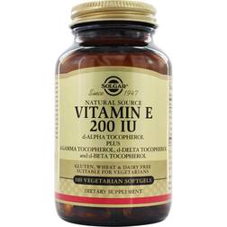 Solgar Vitamin E 134 Mg 200 IU Vegetarian Soft Gels 100 st