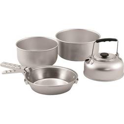 Easy Camp Juego menaje Adventure Cook M aluminio Grey