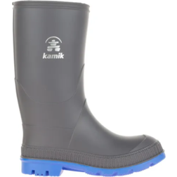 Kamik Kid's The Stomp Rain Boot - Charcoal/Blue