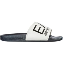 EA7 Sea World Mens White/Navy Slides