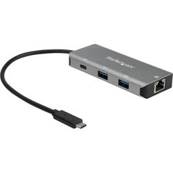 StarTech HB31C2A1CGB 3-Port USB-C Hub 10Gbps 2x USB-A & 1x USB-C