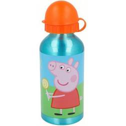 Stor Peppa Pig Aluminium Drinks Bottle 400ml