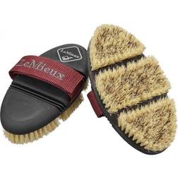 LeMieux Brosse douce d'équitation flexible Flexi Noir