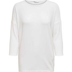 Only Glamour 3/4 Top Jrs - White