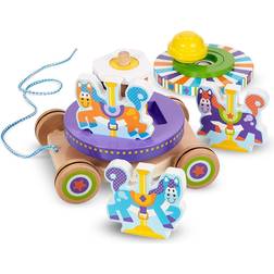 Melissa & Doug First Play Carousel Pull Toy