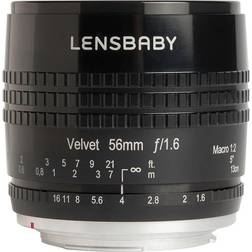 Lensbaby Velvet 56 56mm f/1.6 Macro Lens for Nikon F