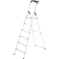 Hailo Trapladder L60 Standardline Grijs 6 50 x 116 x 190 cm