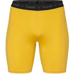 Hummel First Performance Tight Shorts Men - Sports Yellow