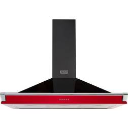 Stoves S1100 110cm, Black, Red