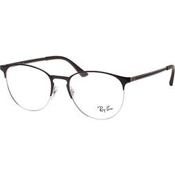 Ray-Ban RB6375 Monture Noir Verres Incolore polarisé 53-18