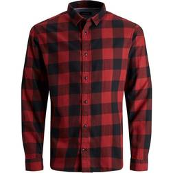 Jack & Jones Gingham Paita Verenpunainen/Musta