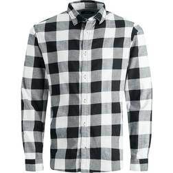 Jack & Jones Gingham Paita Musta/Valkoinen