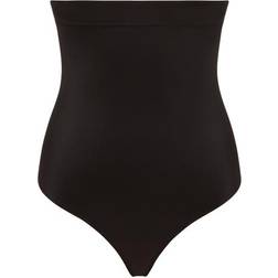 Spanx Suit Your Fancy High-Waisted Thong - Very Black