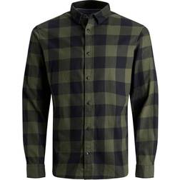 Jack & Jones Gingham Paita Oliivi/Musta