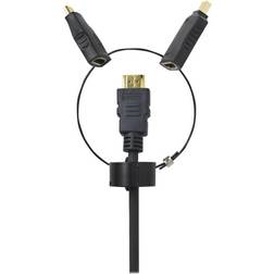 VivoLink HDMI-Mini HDMI/HDMI Micro M-F Adapter