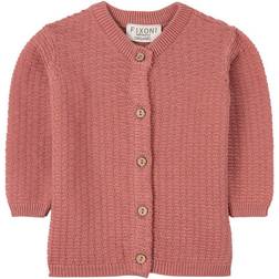 Fixoni Knit Cardigan - Dusty Rose