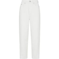 Whistles Authentic Barrel Leg Jeans - White