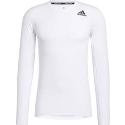 adidas Techfit Compression Long-sleeve Top Men - White