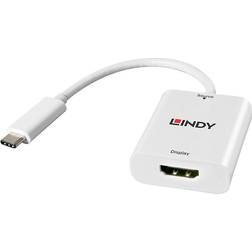 Lindy USB C-HDMI 3.1 M-F 0.2m