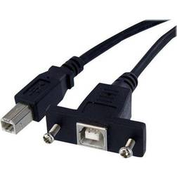 StarTech Panel Mount USB B-USB B M-F