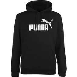 Puma Felpa con logo e cappuccio da uomo - Black