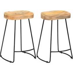 vidaXL Gavin Bar Stool 62cm 2pcs