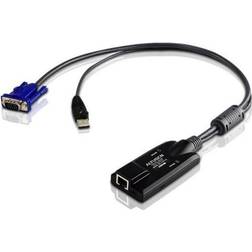 Aten KVM RJ45-VGA/USB A 0.3ft