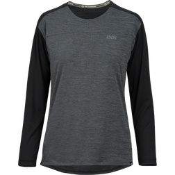 iXS Flow X Long Sleeve Jersey Women - Graphite/Solid Black