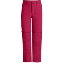 Vaude Kid's Detective Antimos Zip-Off Pants - Crimson Red (422609770920)