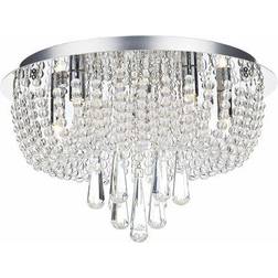 Dar Lighting Saigon Ceiling Flush Light 40cm