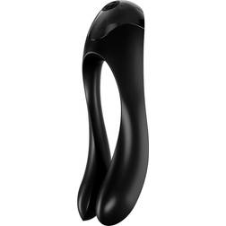 Satisfyer Candy Cane Vingervibrator Zwart