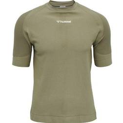 Hummel Cube Seamless T-shirt Men - Vetiver