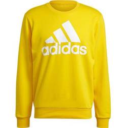 Adidas Essentials Big Logo Sweatshirt - Yellow/White