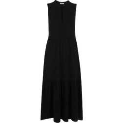 Whistles Tiered Jersey Dress - Black